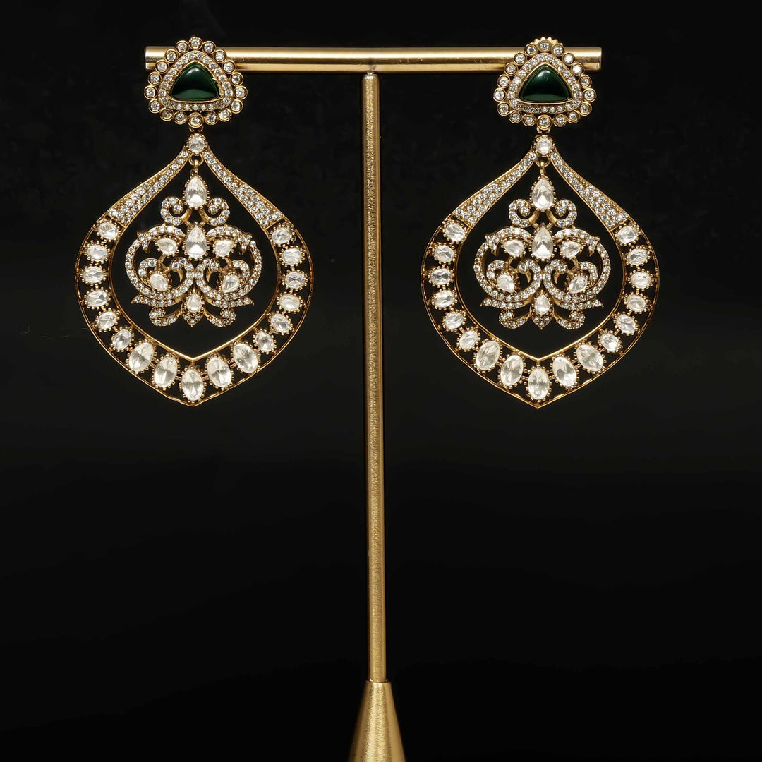 Victorian Moissanite Earrings