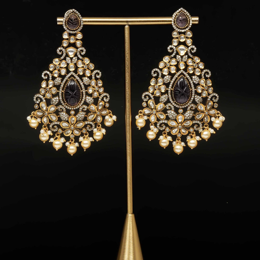 Victorian Moissanite Earrings
