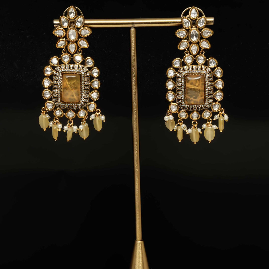 Victorian Moissanite Earrings