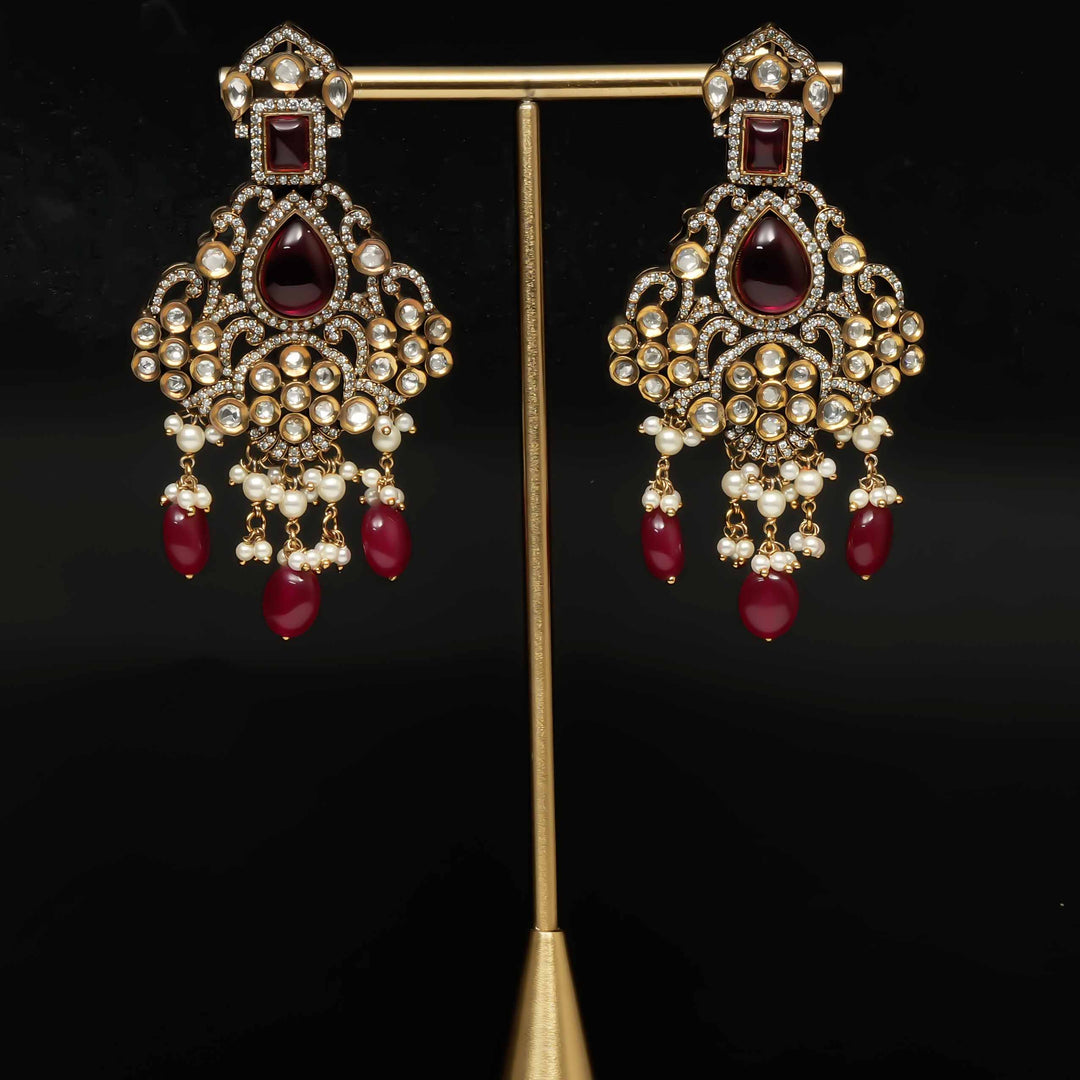 Victorian Moissanite Earrings