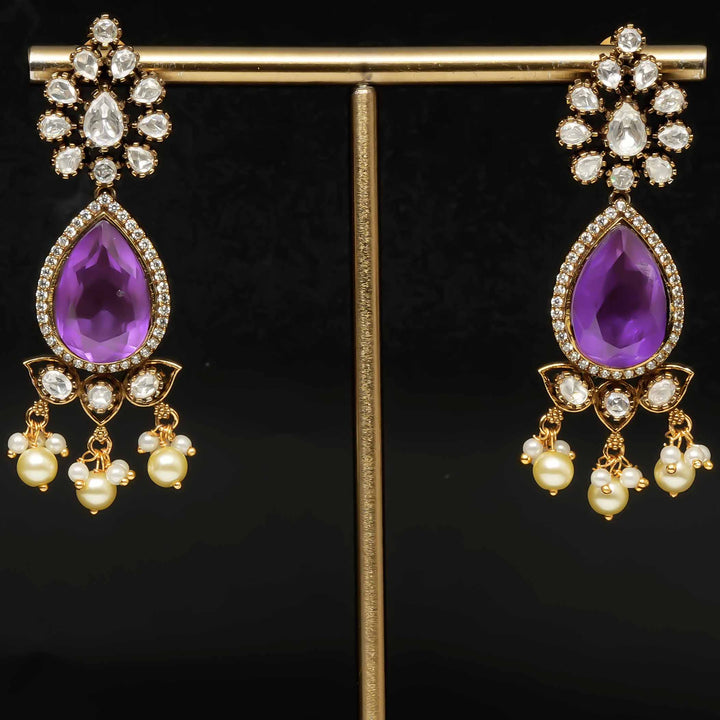 Victorian Moissanite Earrings