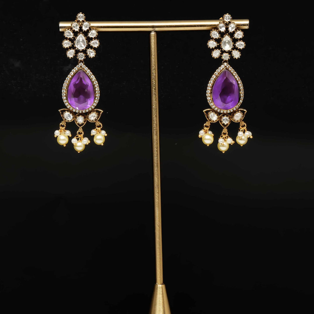 Victorian Moissanite Earrings