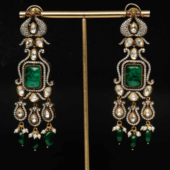 Victorian Moissanite Earrings