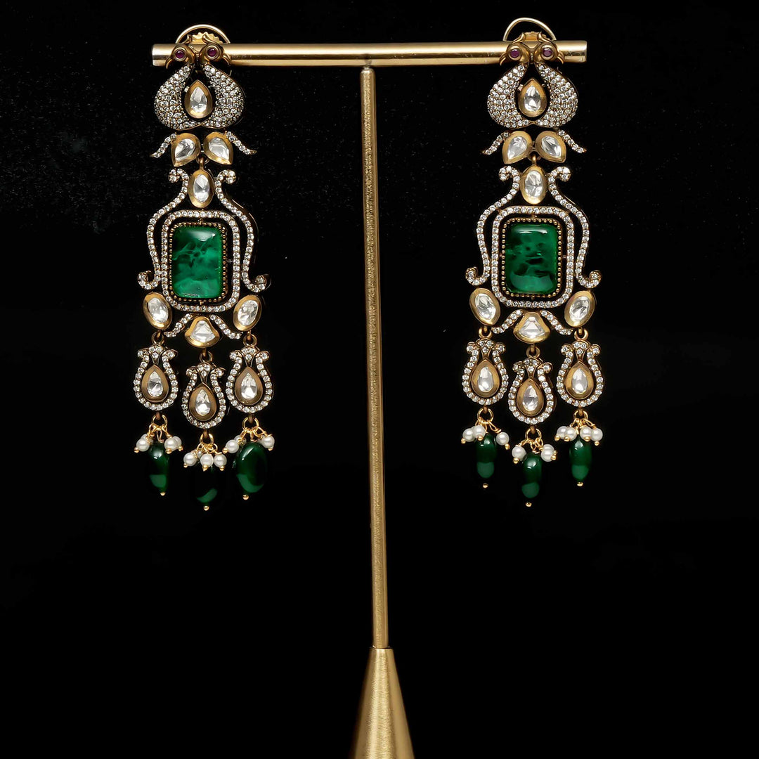 Victorian Moissanite Earrings