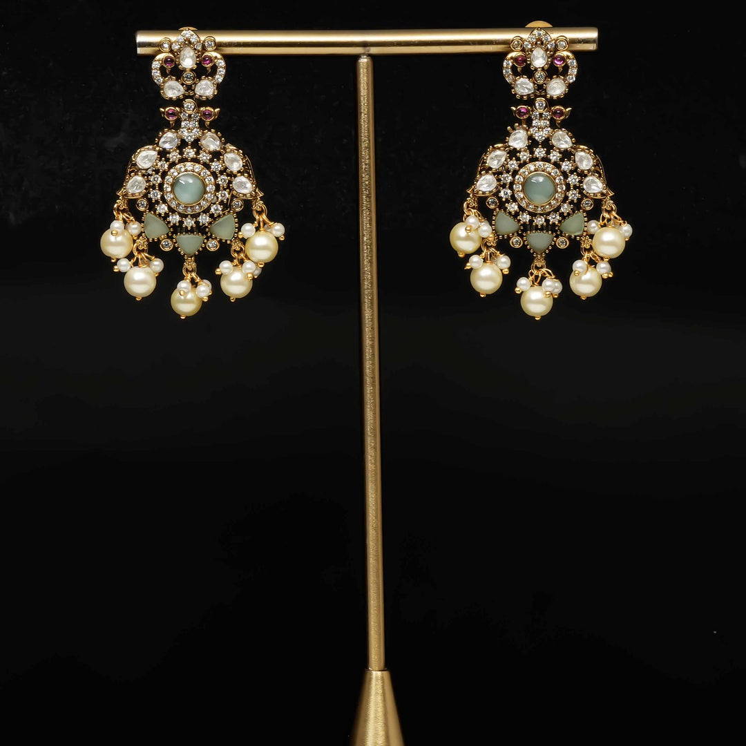 Victorian Moissanite Earrings