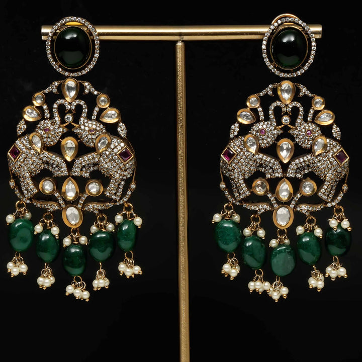 Victorian Moissanite Earrings