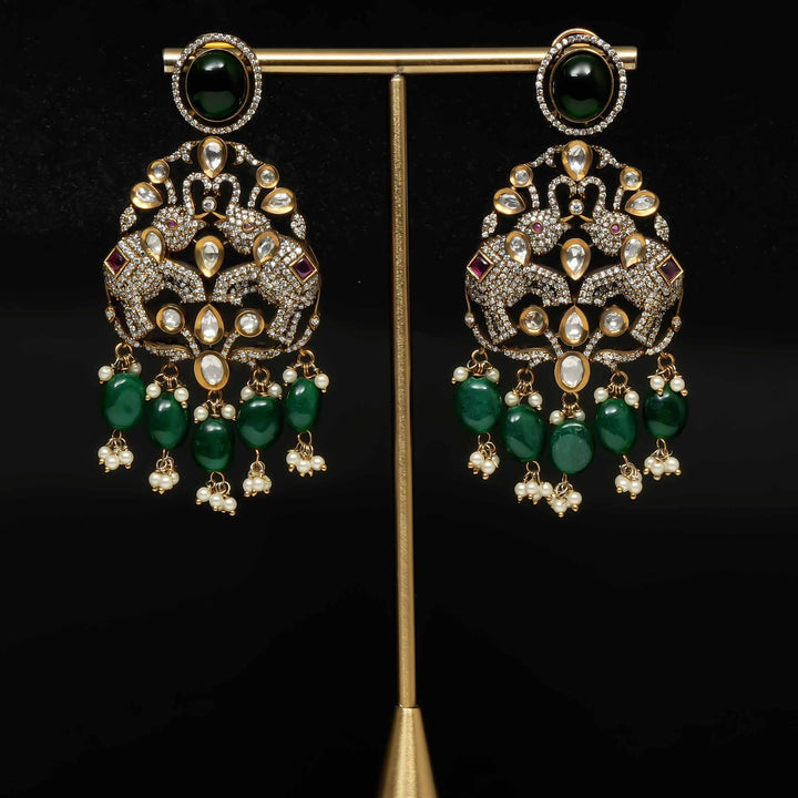 Victorian Moissanite Earrings