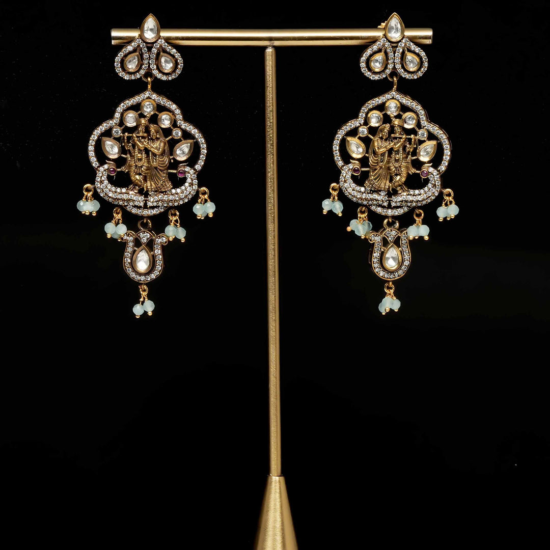 Victorian Moissanite Earrings