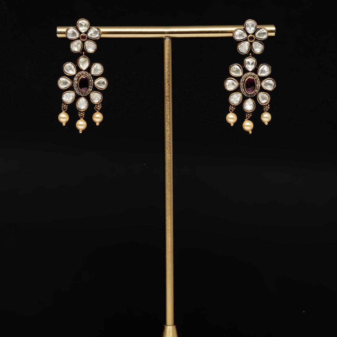 Victorian Moissanite Earrings