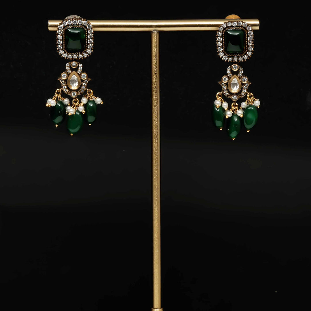 Victorian Moissanite Earrings