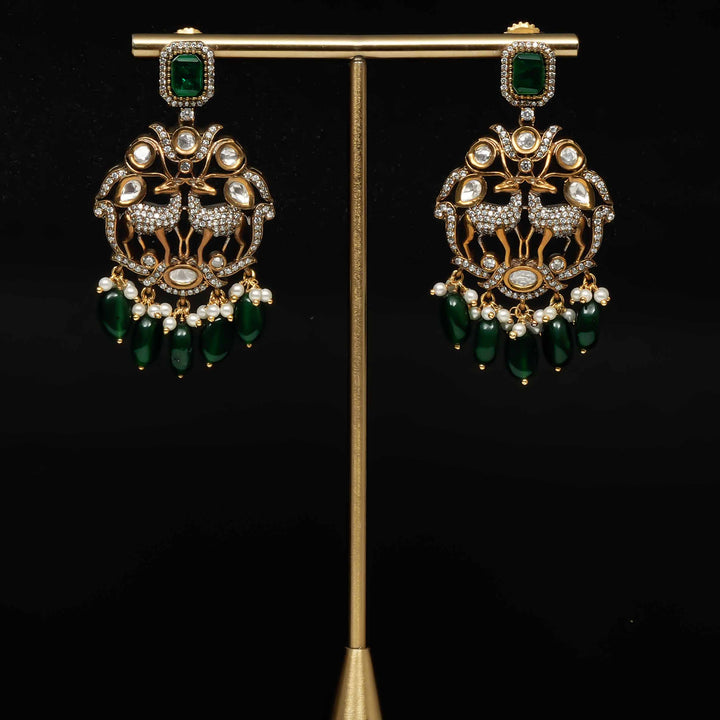 Victorian Moissanite Earrings