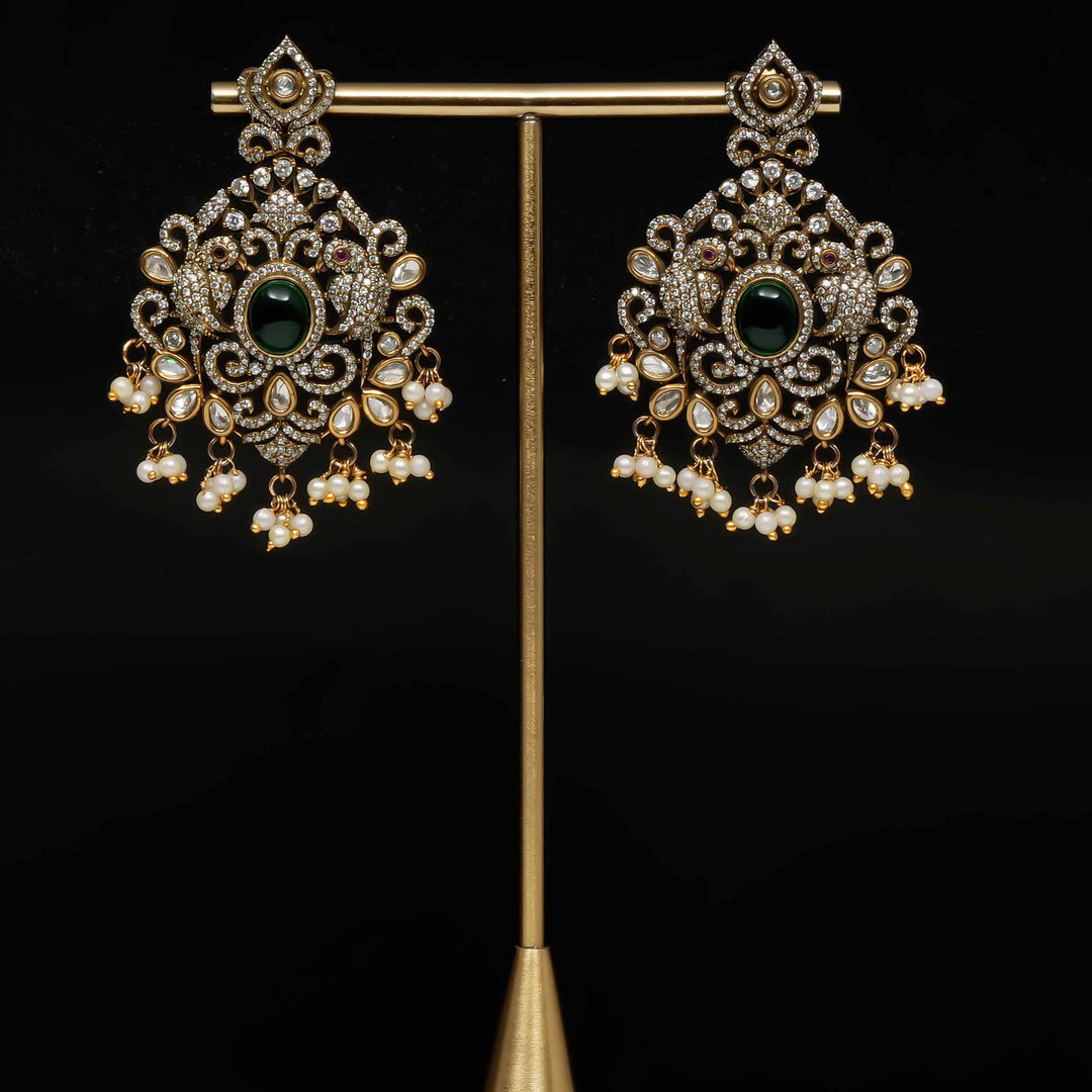 Victorian Moissanite Earrings
