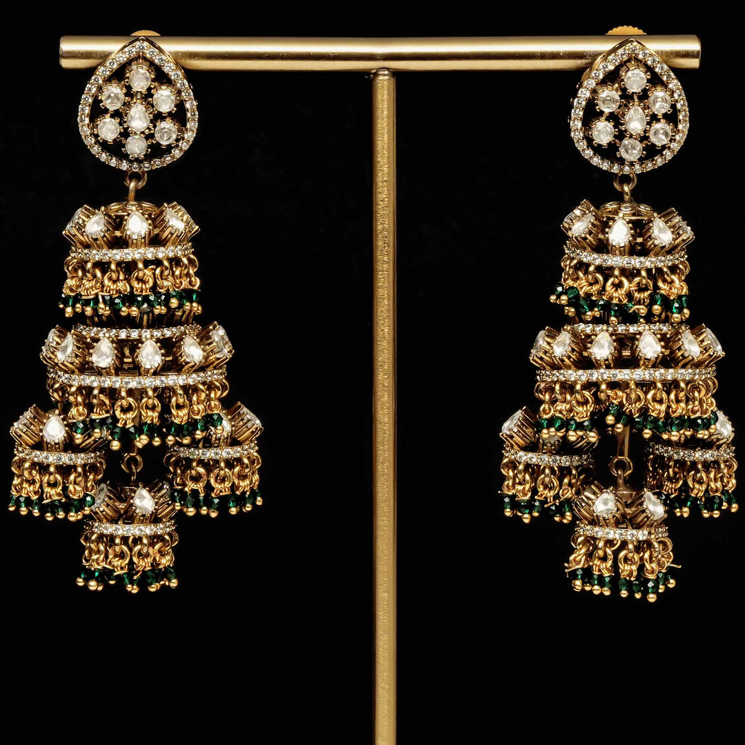 Victorian Jhumka Earrings