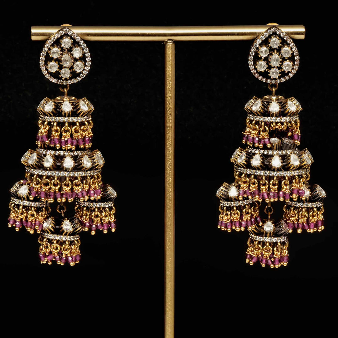 Victorian Jhumka Earrings