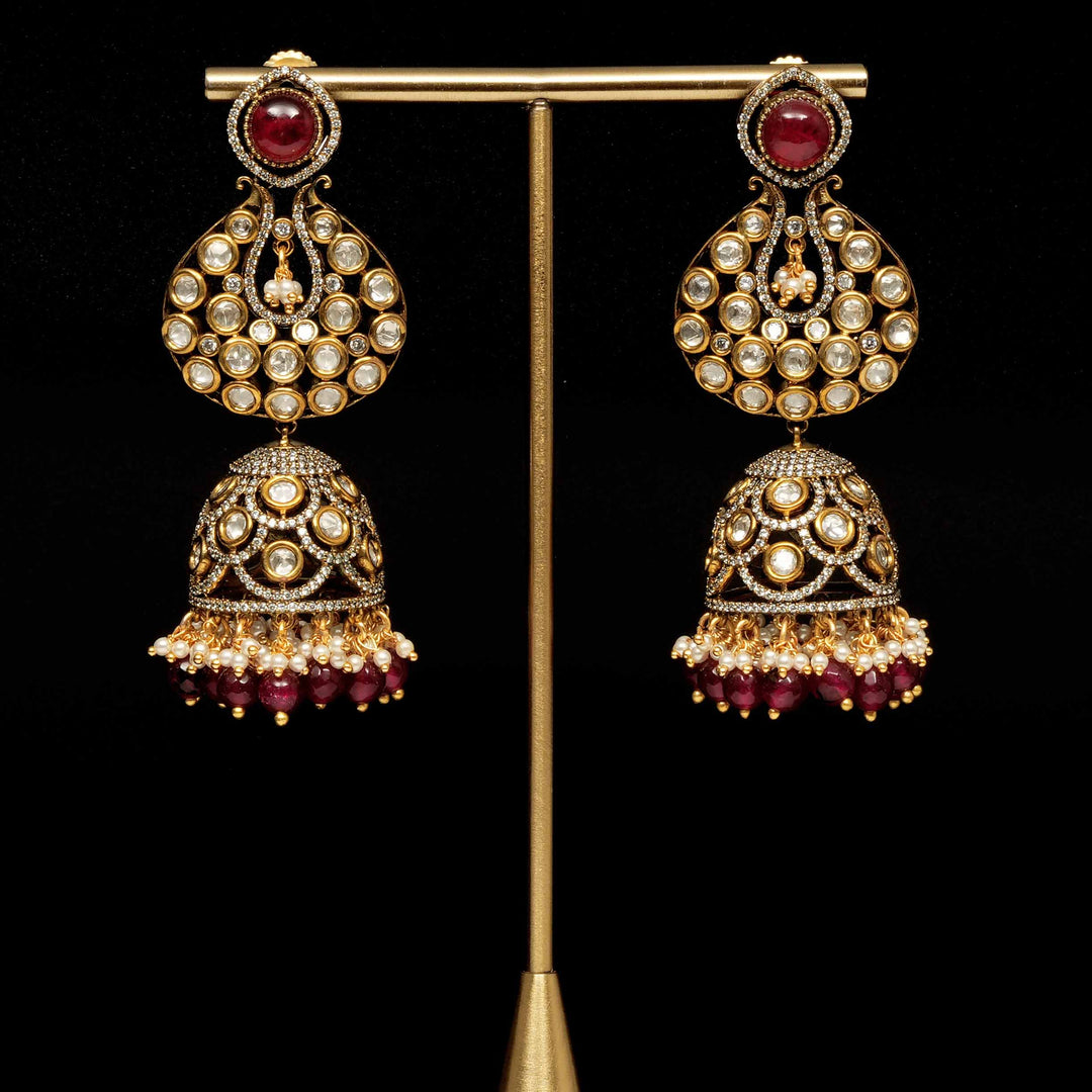 Victorian Jhumka Earrings