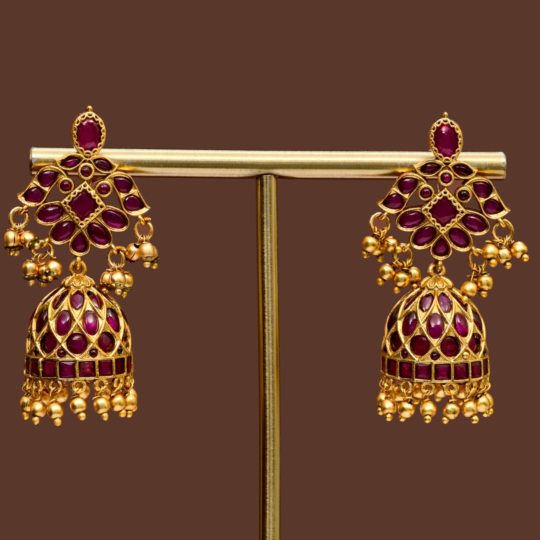 Temple Jumka Earrings