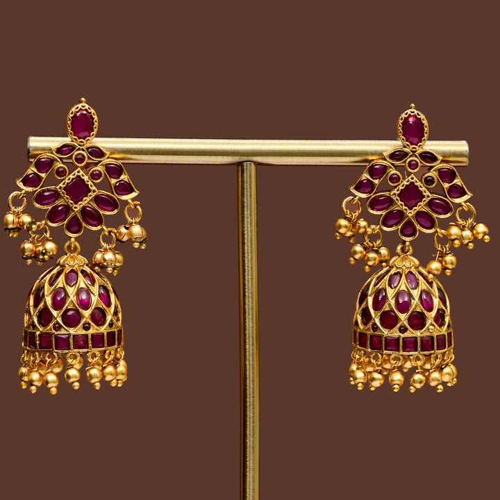 Temple Jumka Earrings