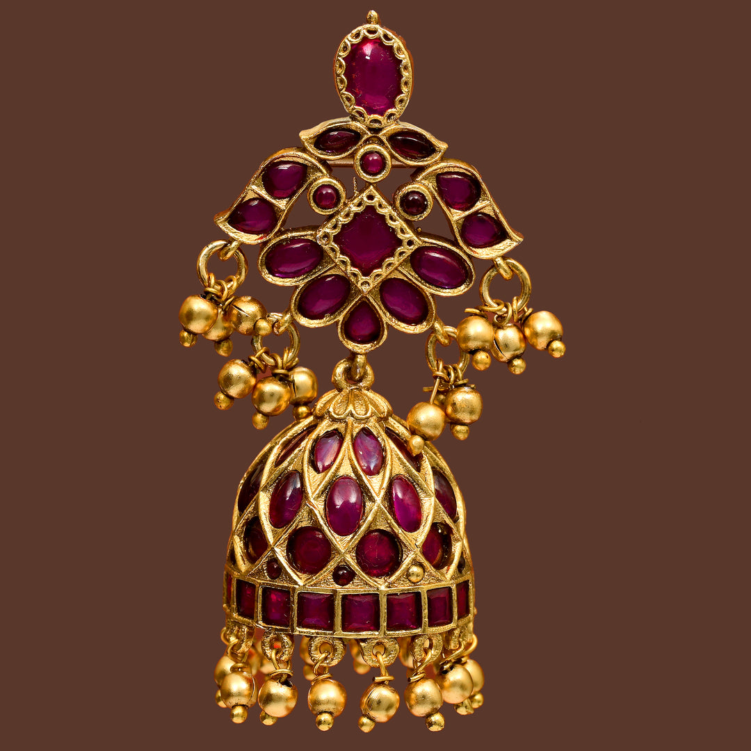 Temple Jumka Earrings