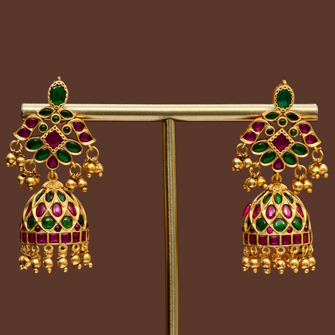 Temple Jumka Earrings