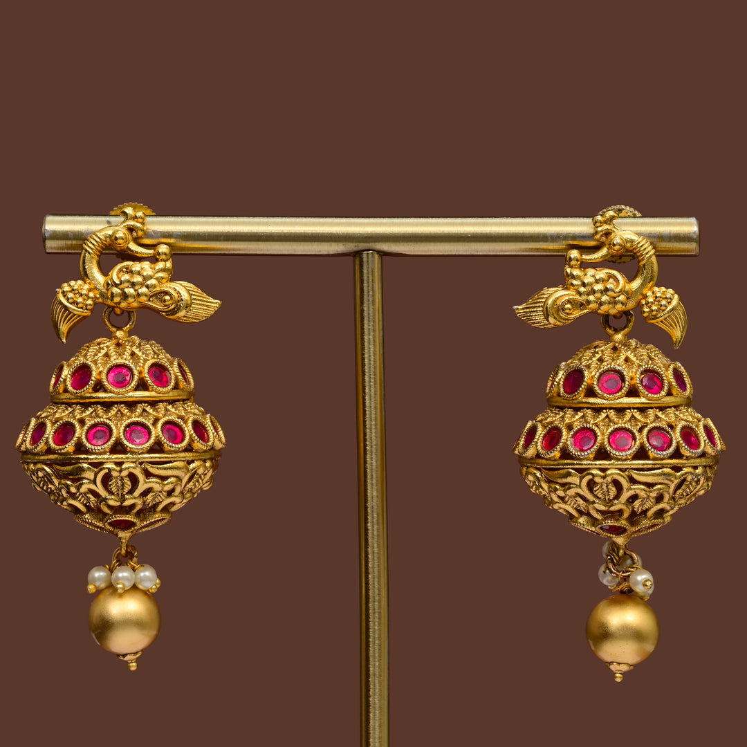 Temple Jumka Earrings