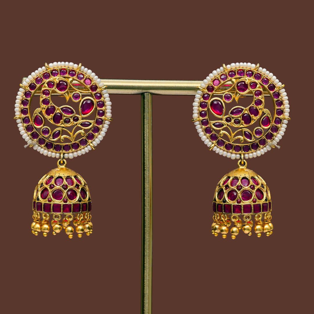 Temple Jumka Earrings