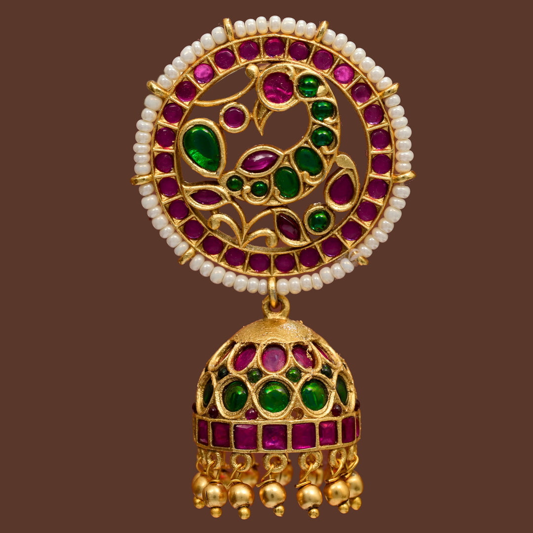 Temple Jumka Earrings