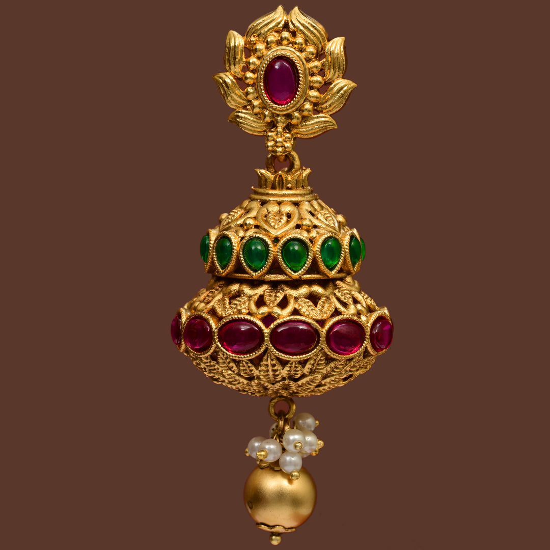 Temple Jumka Earrings