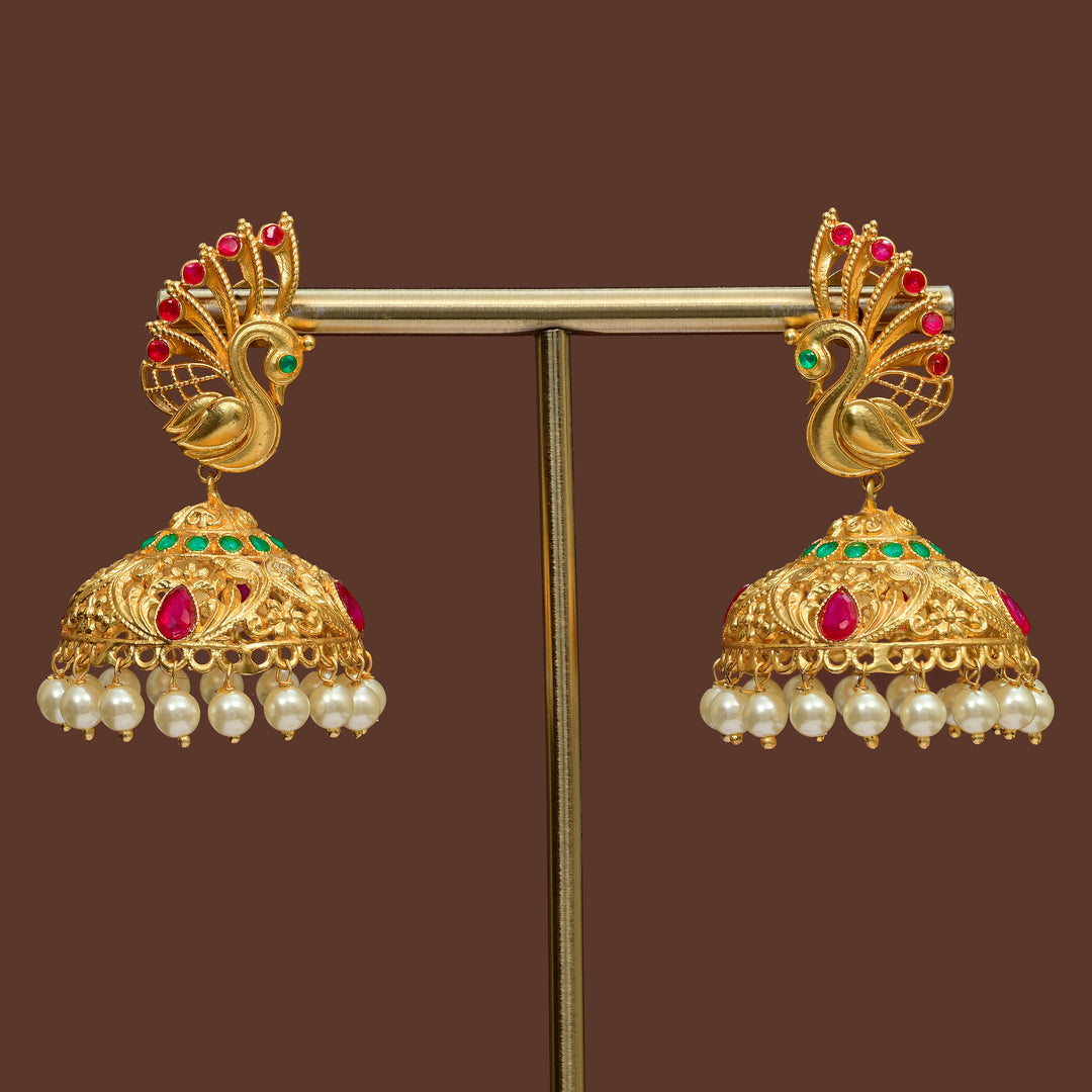 Temple Jumka Earrings