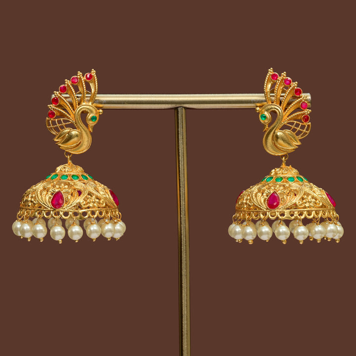 Temple Jumka Earrings
