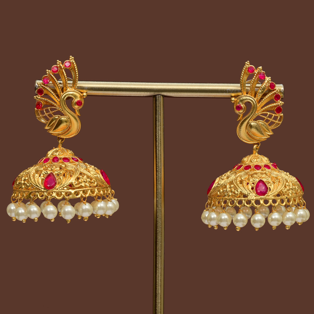 Temple Jumka Earrings