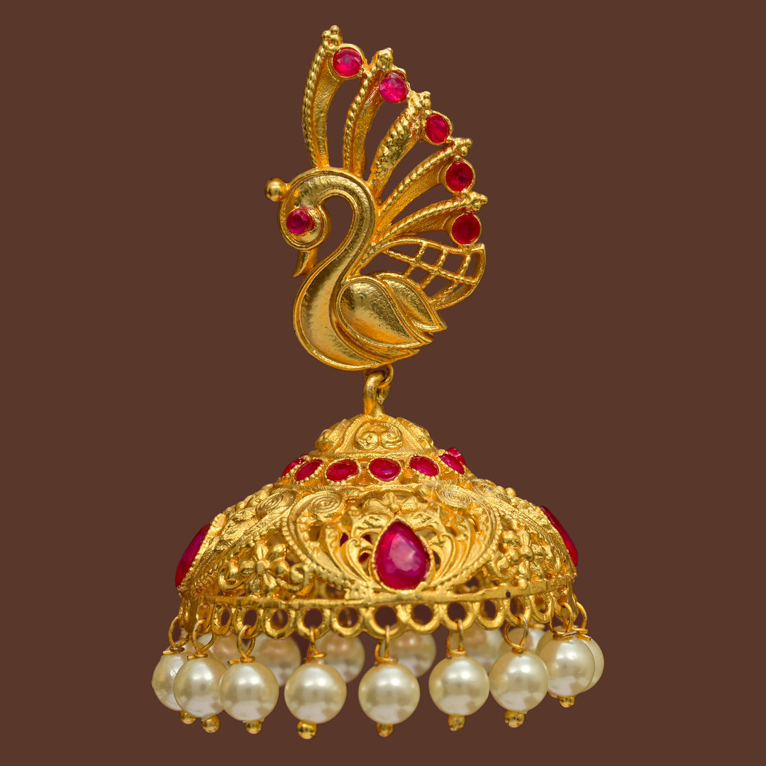 Temple Jumka Earrings