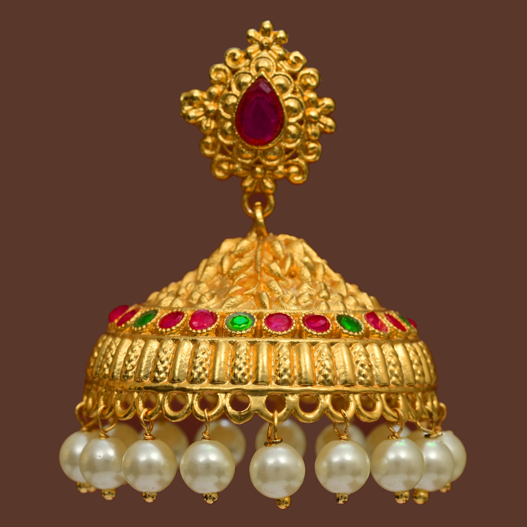 Temple Jumka Earrings