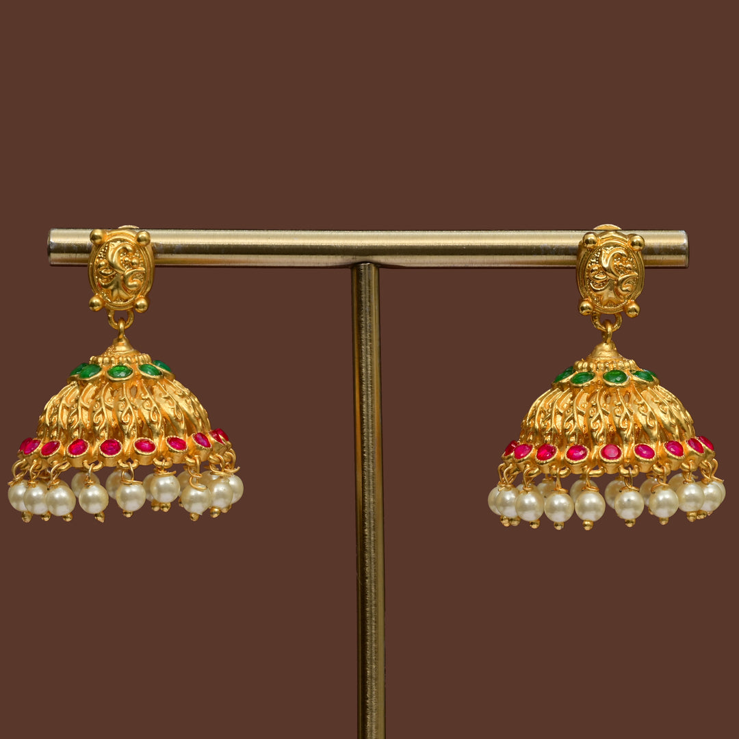 Temple Jumka Earrings