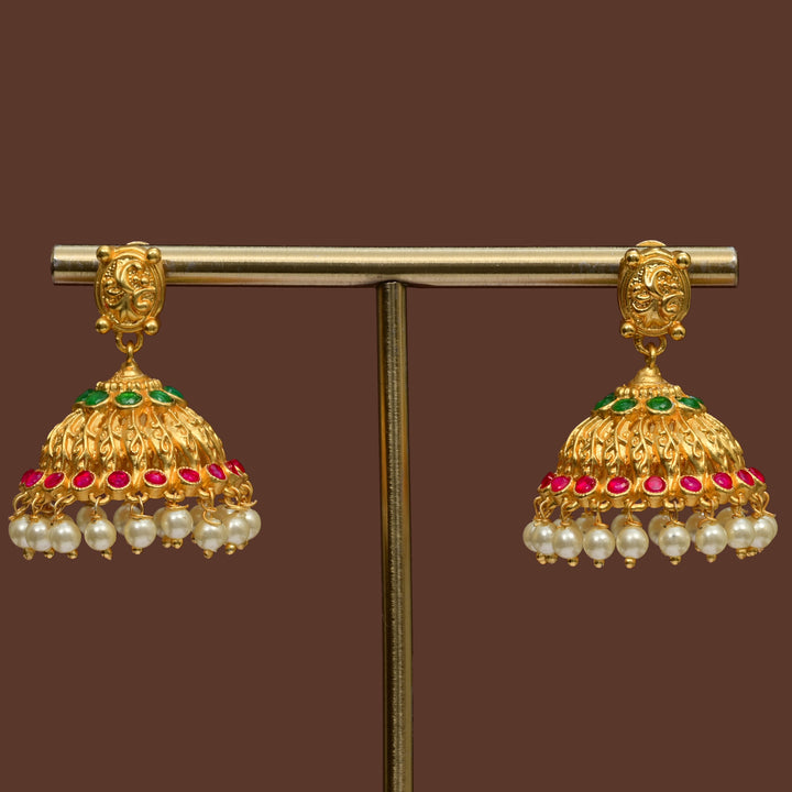 Temple Jumka Earrings