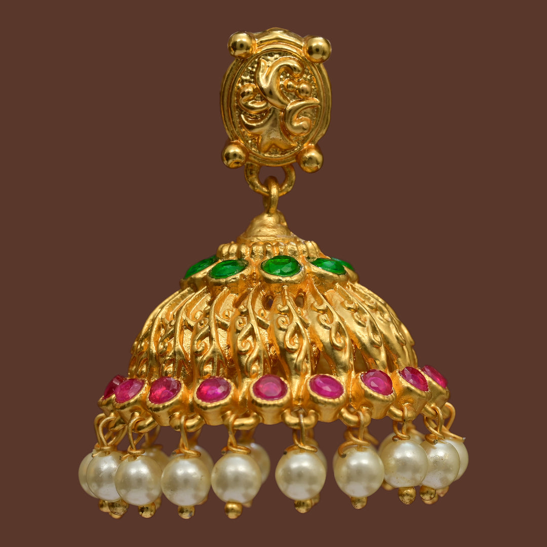 Temple Jumka Earrings