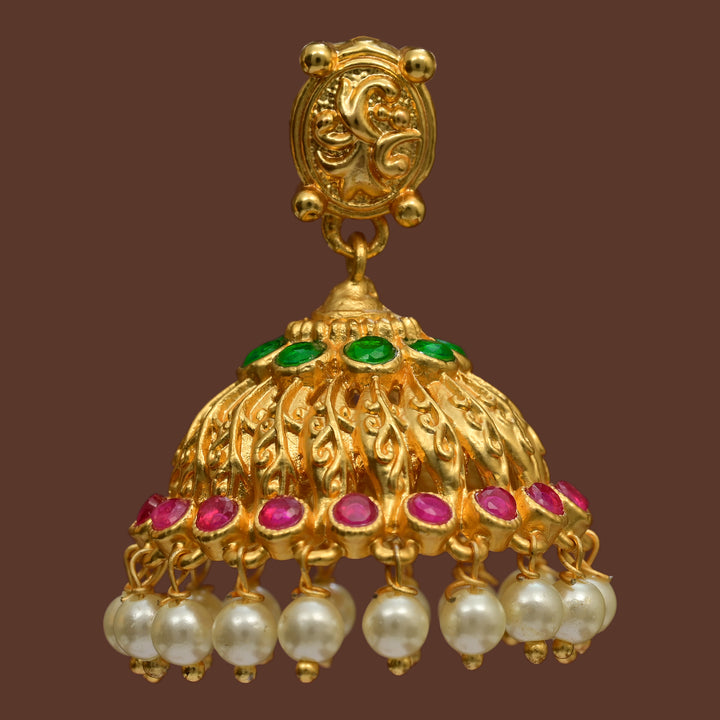 Temple Jumka Earrings