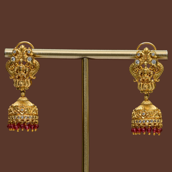 Temple Jhumka Earrings