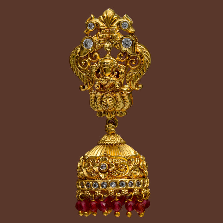 Temple Jhumka Earrings