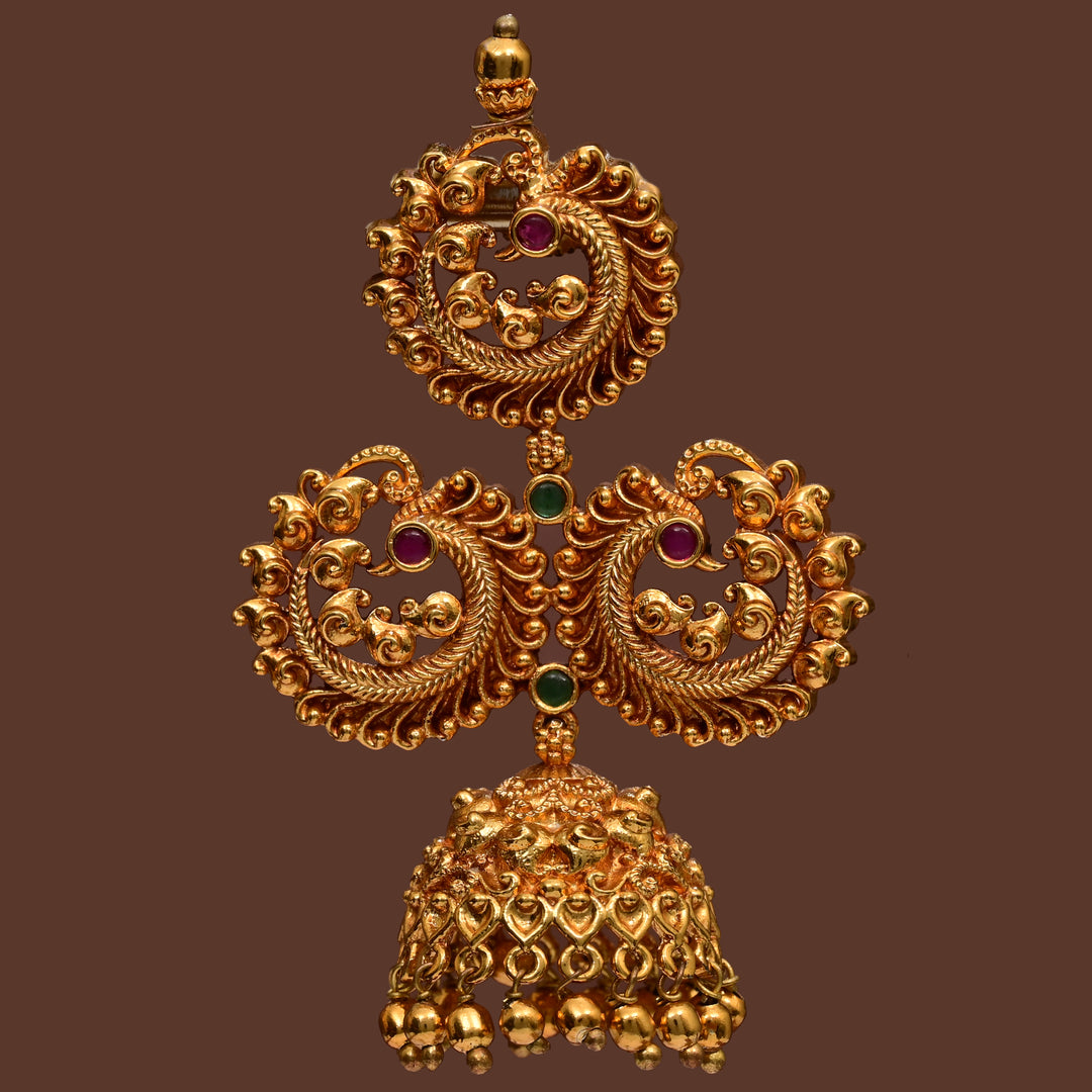 Temple Jhumka Earrings