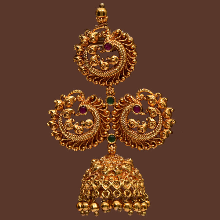 Temple Jhumka Earrings