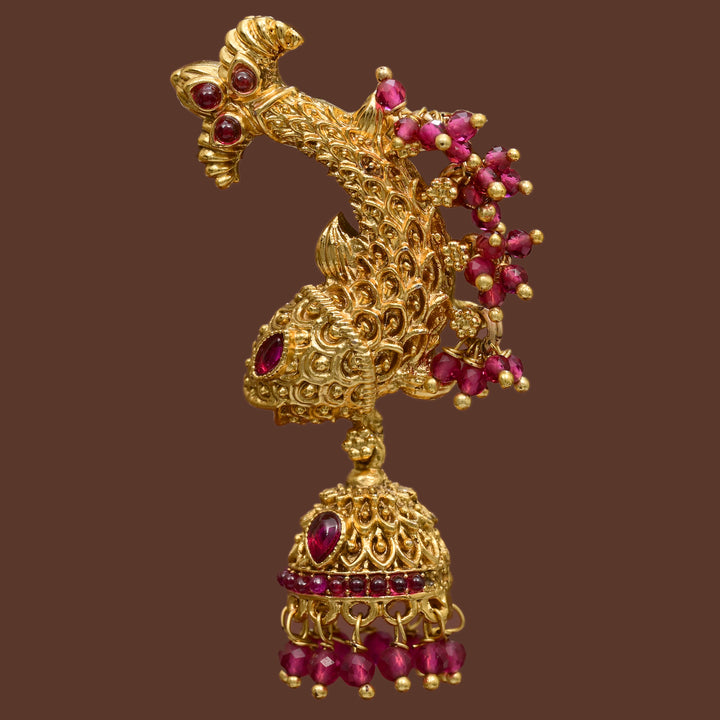 Temple Jhumka Earrings