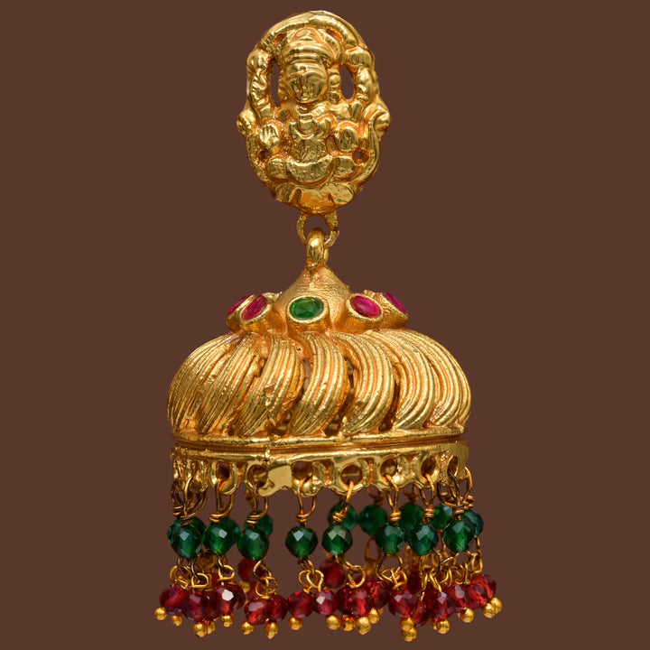 Temple Jhumka Earrings