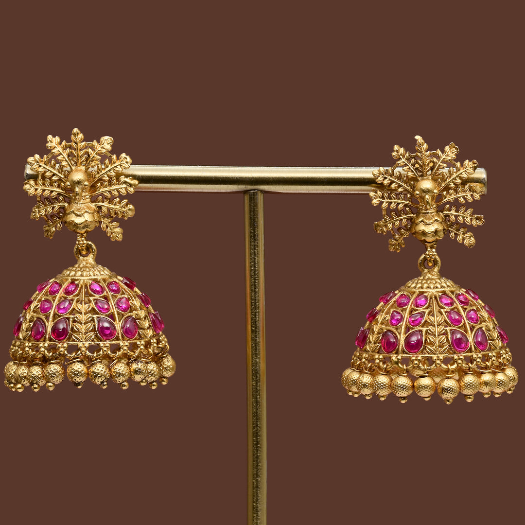 Temple Jumka Earrings