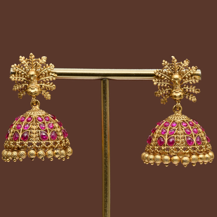 Temple Jumka Earrings