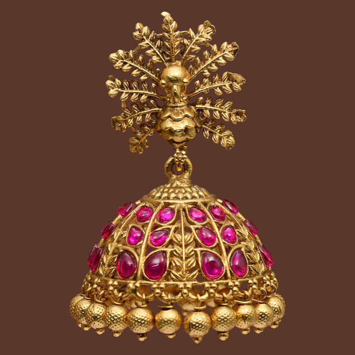 Temple Jumka Earrings