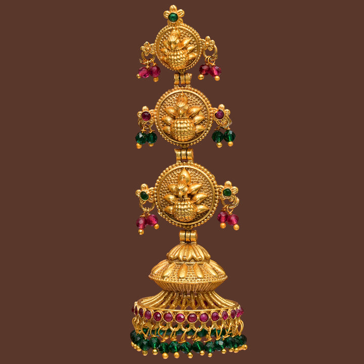 Temple Jhumka Earrings