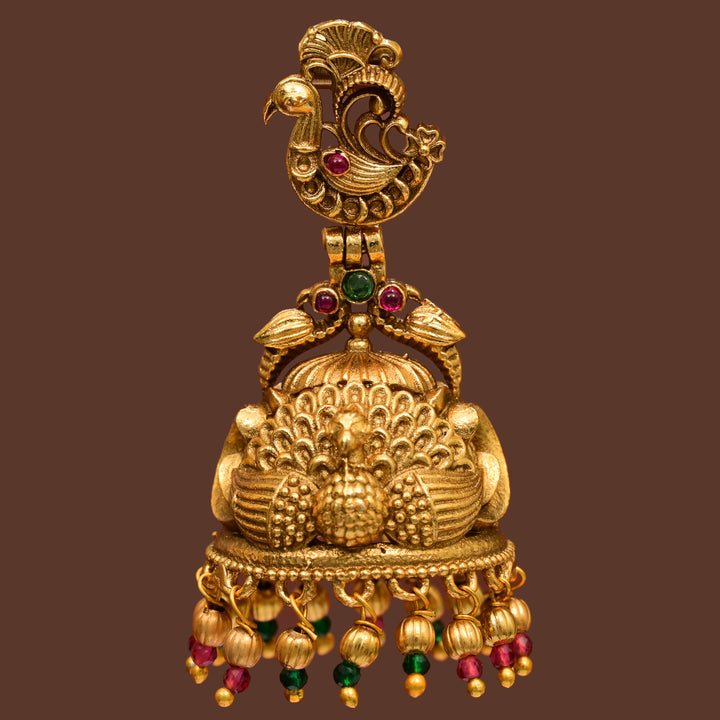 Temple Jhumka Earrings