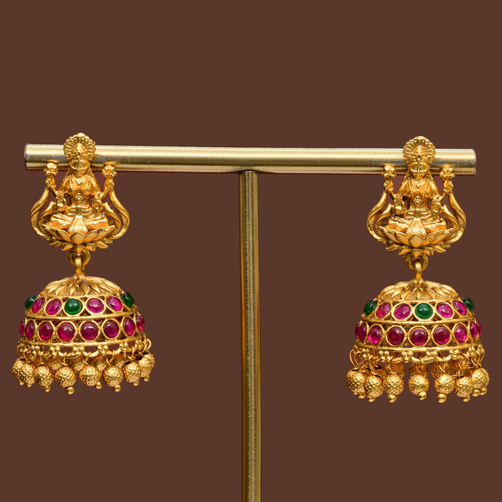 Temple Jhumka  Earrings