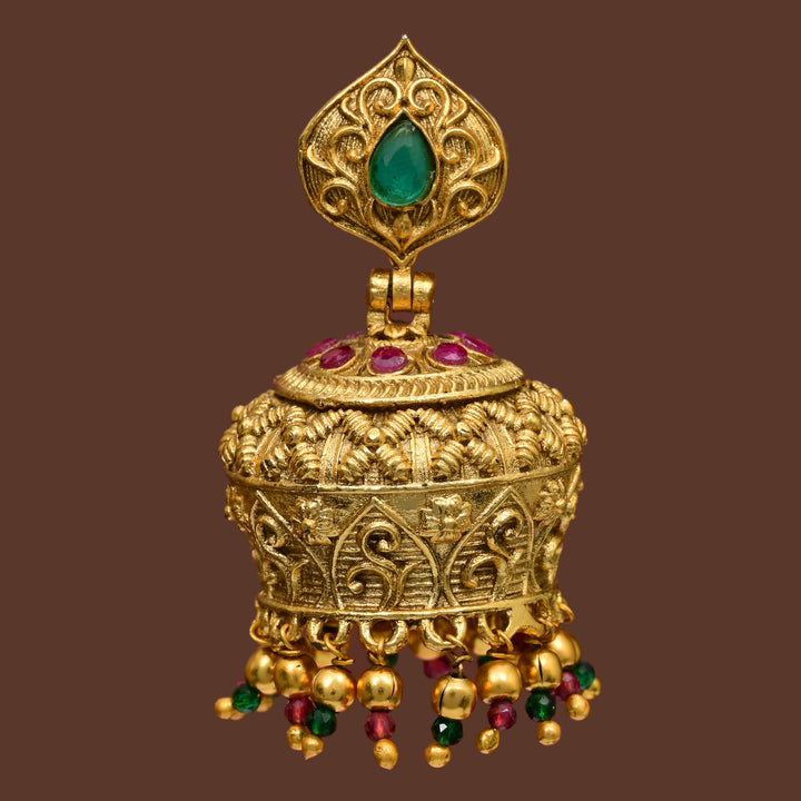 Temple Jhumka  Earrings