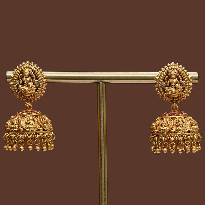 Temple Jhumka  Earrings
